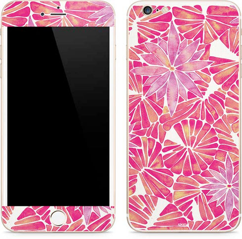Cat Coq Pink Water Lilies iPhone 6/6s Plus Skin