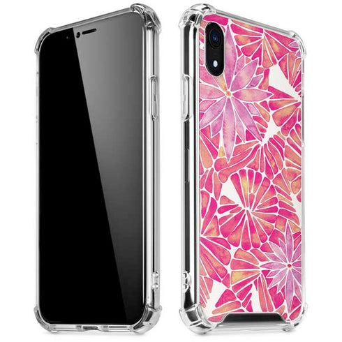 Pink Water Lilies by Cat Coq iPhone XR Clear Case