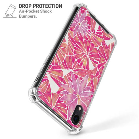 Pink Water Lilies by Cat Coq iPhone XR Clear Case