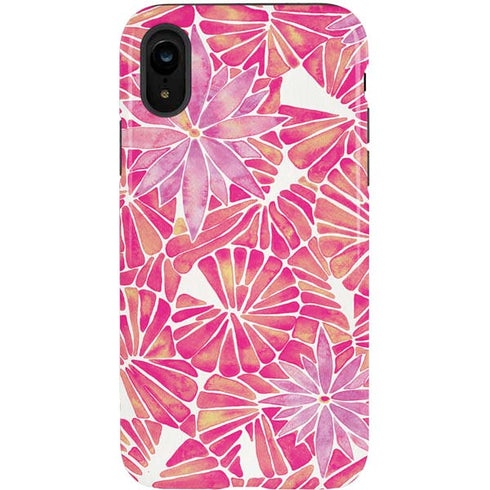 Cat Coq Pink Water Lilies iPhone XR Pro Case
