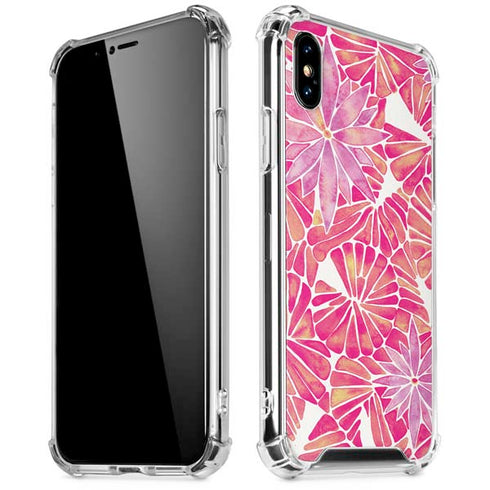 Pink Water Lilies by Cat Coq iPhone XS Max Clear Case