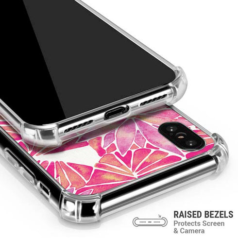 Pink Water Lilies by Cat Coq iPhone XS Max Clear Case