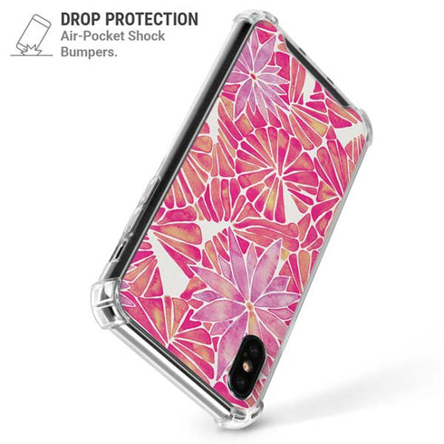 Pink Water Lilies by Cat Coq iPhone XS Max Clear Case