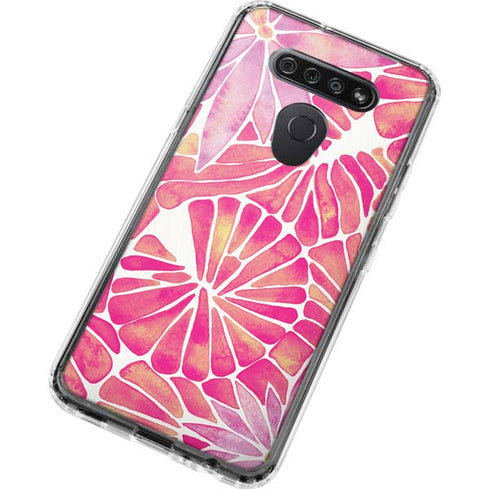 Pink Water Lilies by Cat Coq LG K51/Q51 Clear Case