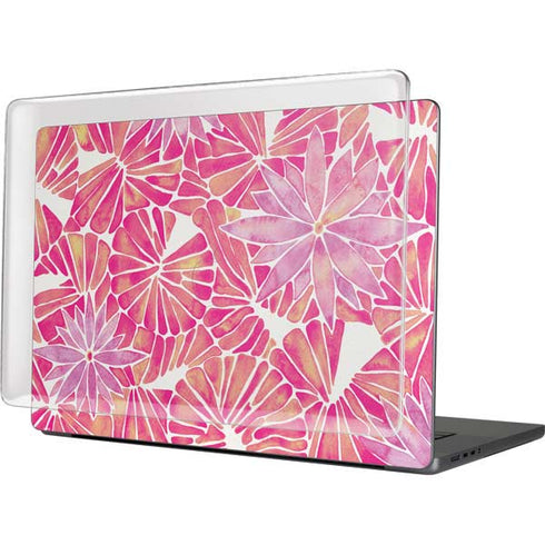 Pink Water Lilies by Cat Coq MacBook Pro 16in (2021-25) Case plus Skin
