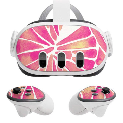 Pink Water Lilies by Cat Coq Meta Quest 3 Skin