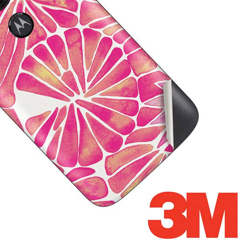 Cat Coq Pink Water Lilies Moto E5 Play Skin