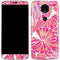 Cat Coq Pink Water Lilies Moto E5 Plus Skin