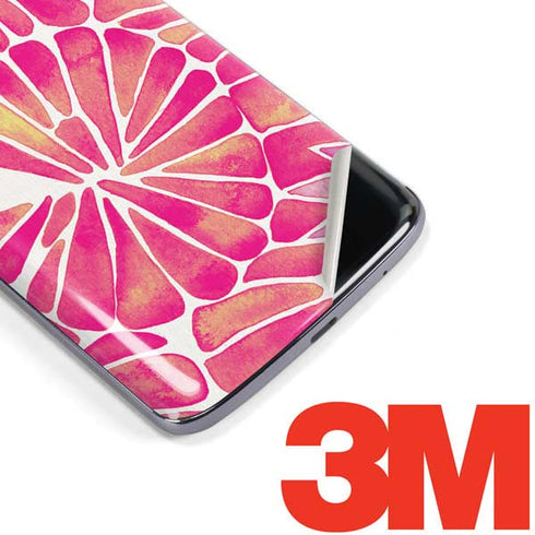 Cat Coq Pink Water Lilies Moto E5 Plus Skin