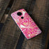 Cat Coq Pink Water Lilies Moto E5 Plus Skin