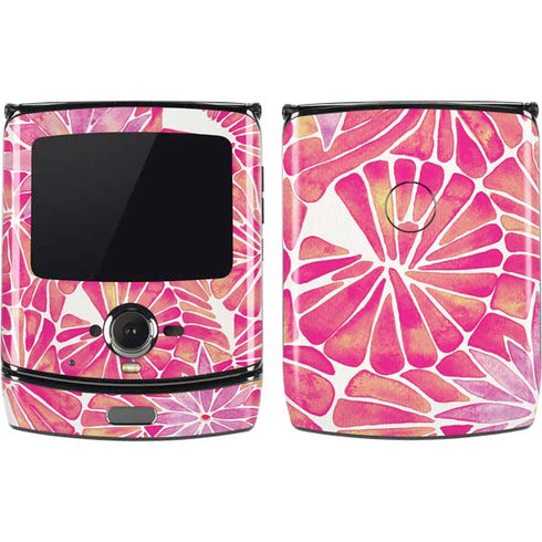Cat Coq Pink Water Lilies Motorola RAZR Skin