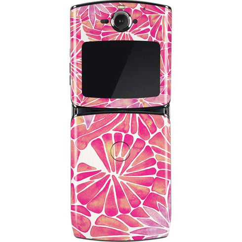 Cat Coq Pink Water Lilies Motorola RAZR Skin