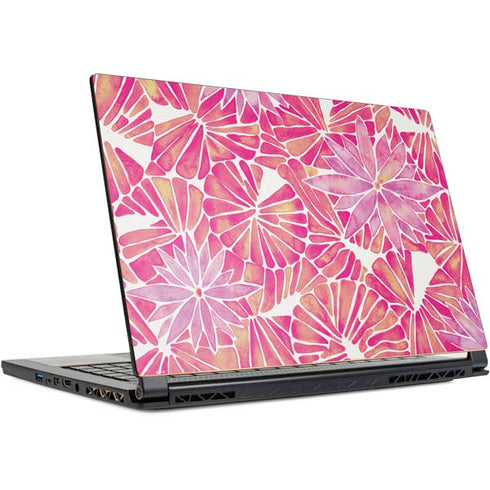 Cat Coq Pink Water Lilies MSI GS65 Stealth Laptop Skin