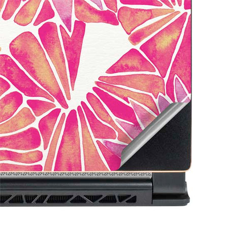 Cat Coq Pink Water Lilies MSI GS65 Stealth Laptop Skin