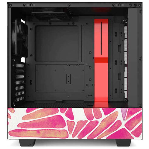 Cat Coq Pink Water Lilies NZXT H510 Compact ATX Mid-Tower Case Skin
