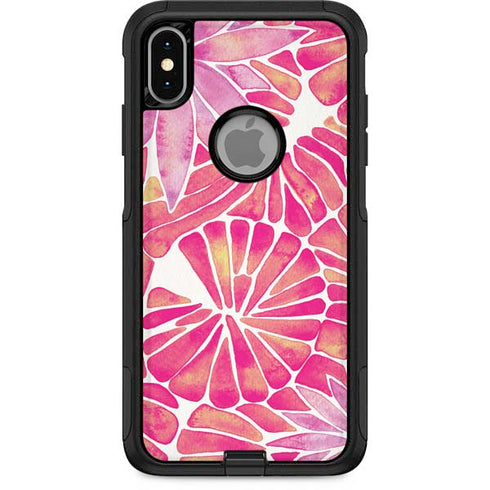 Cat Coq Pink Water Lilies Otterbox Commuter iPhone Skin