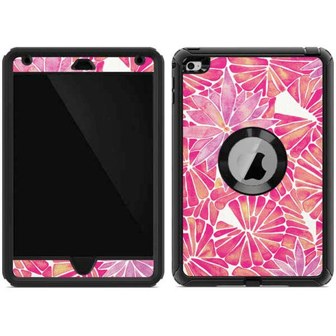 Cat Coq Pink Water Lilies Otterbox Defender iPad Skin