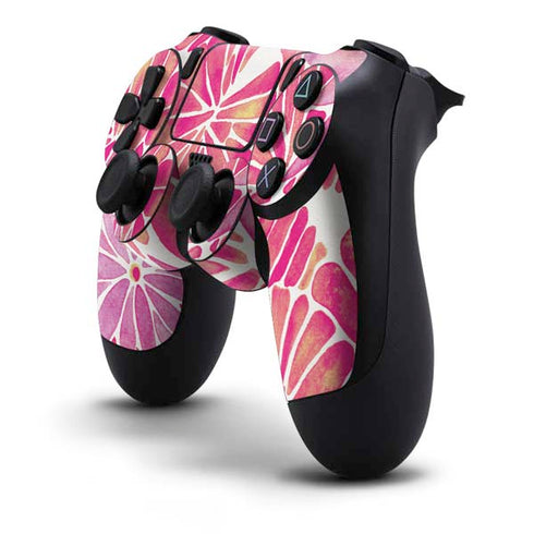 Cat Coq Pink Water Lilies PS4 Controller Skin