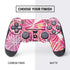 Cat Coq Pink Water Lilies PS4 Controller Skin