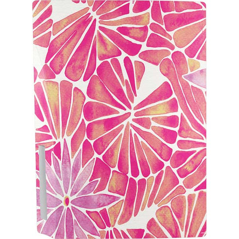 Cat Coq Pink Water Lilies PS5 Console Skin