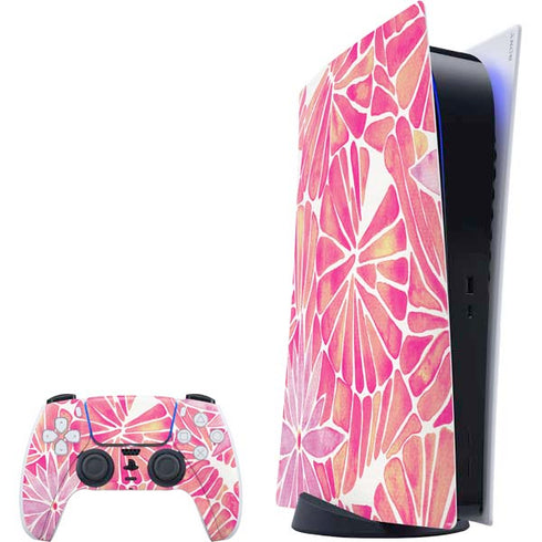 Cat Coq Pink Water Lilies PS5 Digital Edition Bundle Skin