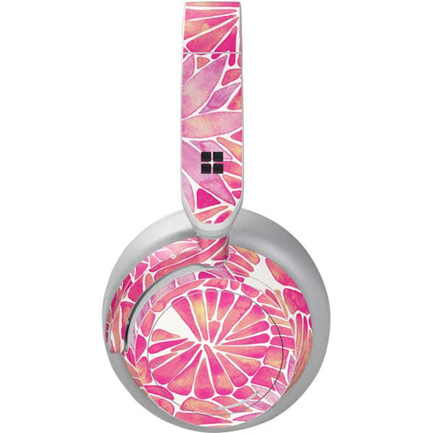 Cat Coq Pink Water Lilies Surface Headphones Skin