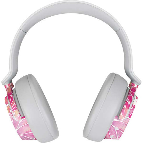 Cat Coq Pink Water Lilies Surface Headphones Skin