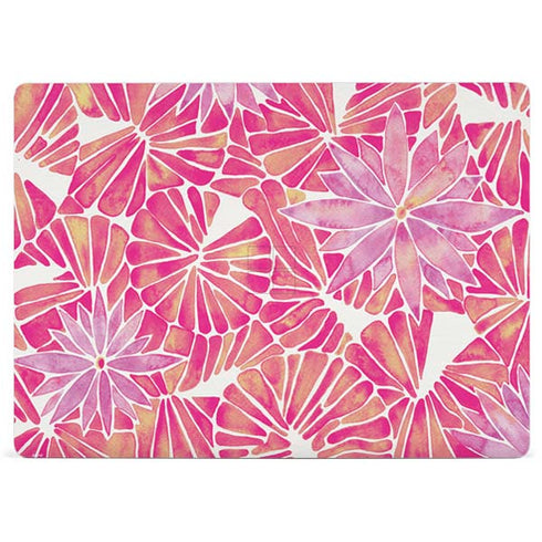 Cat Coq Pink Water Lilies Surface Laptop 3 13.5in Skin