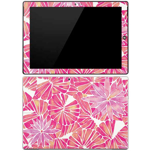 Cat Coq Pink Water Lilies Surface Pro 3 Skin