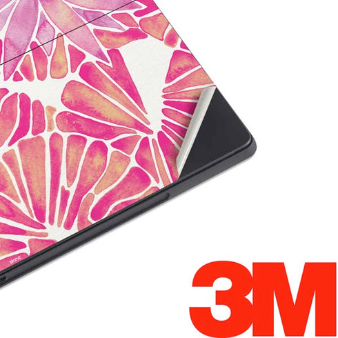 Cat Coq Pink Water Lilies Surface Pro 7 Skin