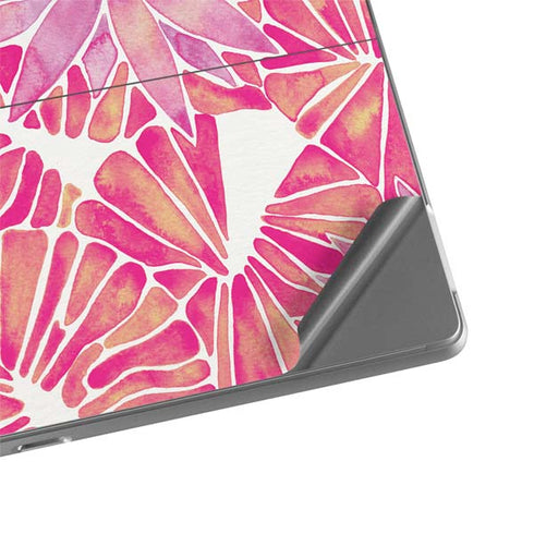 Cat Coq Pink Water Lilies Surface Pro 8 Skin