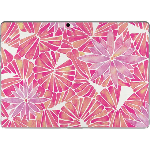 Cat Coq Pink Water Lilies Surface Pro 9 Skin