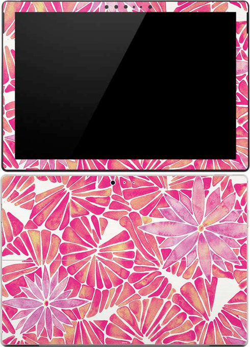 Cat Coq Pink Water Lilies Surface Pro (2017) Skin