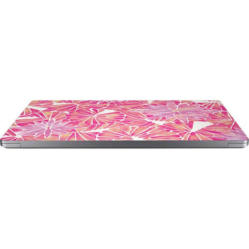 Cat Coq Pink Water Lilies Universal Laptop 16in (13 x 9.4in) Skin