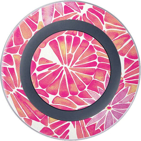 Cat Coq Pink Water Lilies Wireless Charger Skin