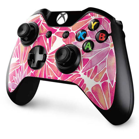 Cat Coq Pink Water Lilies Xbox One Controller Skin