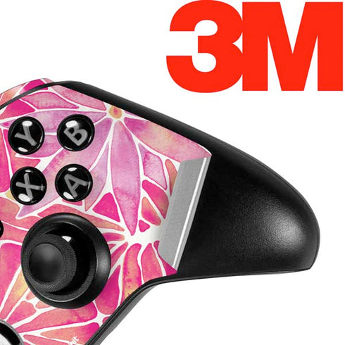 Cat Coq Pink Water Lilies Xbox One Elite Controller Skin