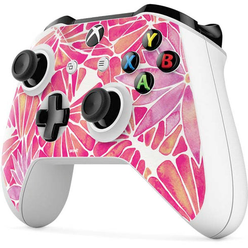 Cat Coq Pink Water Lilies Xbox One S Controller Skin