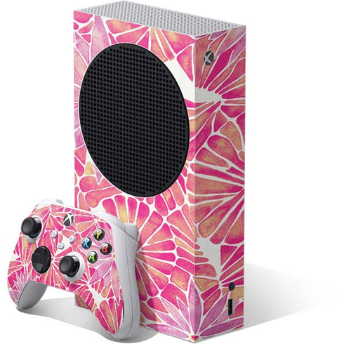 Cat Coq Pink Water Lilies Xbox Series S Bundle Skin