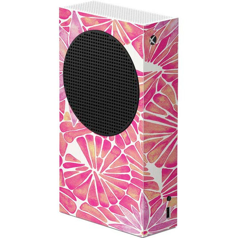 Cat Coq Pink Water Lilies Xbox Series S Console Skin