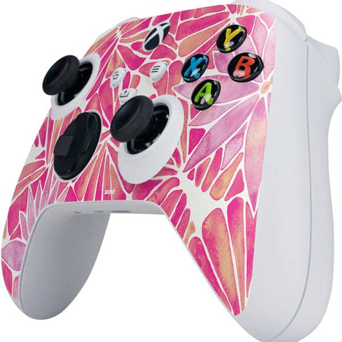 Cat Coq Pink Water Lilies Xbox Series S Controller Skin
