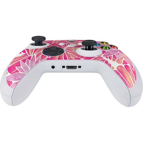 Cat Coq Pink Water Lilies Xbox Series S Controller Skin