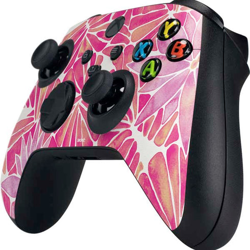 Cat Coq Pink Water Lilies Xbox Series X Controller Skin