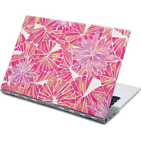Cat Coq Pink Water Lilies Yoga 910 2-in-1 14in Touch-Screen Skin