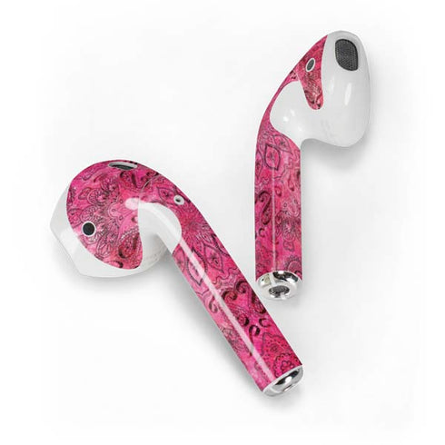 Pink Zen Ginseng Apple AirPods Skin