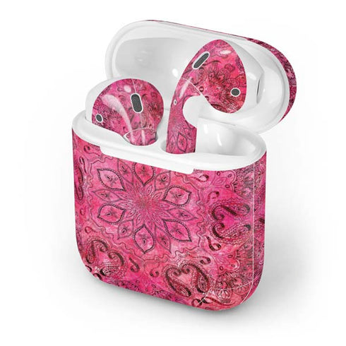 Pink Zen Ginseng Apple AirPods Skin