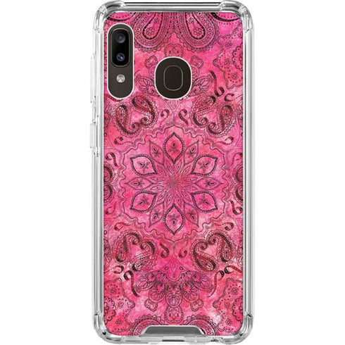 Pink Zen Ginseng Galaxy A30 Clear Case