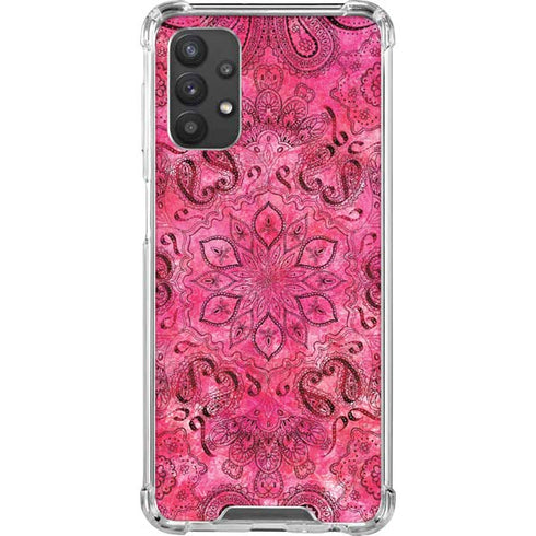 Pink Zen Ginseng Galaxy A32 5G Clear Case