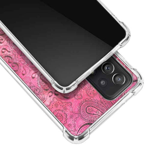 Pink Zen Ginseng Galaxy A52 5G Clear Case