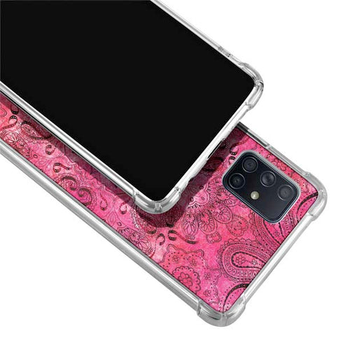 Pink Zen Ginseng Galaxy A71 5G Clear Case